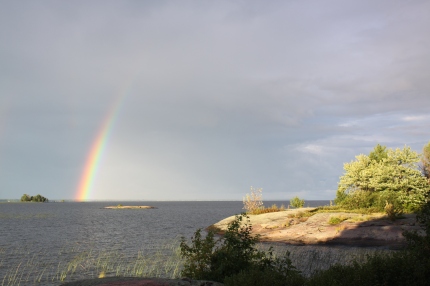 Rainbow over the Lake